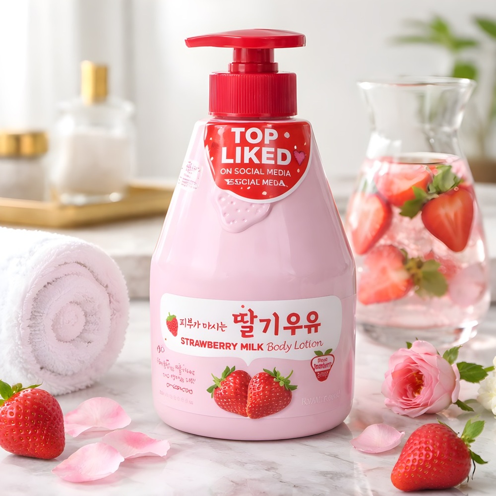 *NEW* Kwailnara Strawberry Milk Body Lotion.